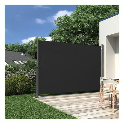 (Grey x 300cm (H x W)) Awning Retractable Patio Screen Shade Privacy Canopy