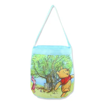 Winnie the Pooh Kids collapsible Nylon gift Basket Bucket Toy Storage Tote Bag (One Size, Blue)