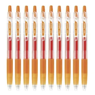 Pilot Juice 0.5mm Gel Ink Ballpoint Pen Orange Ink Value Set