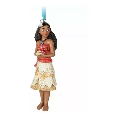 Princess Moana Holds Seashell Sketchbook Christmas Ornament NEW