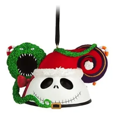 Disney Parks Santa Jack Skellington Mickey Mouse Ears Hat Ornament