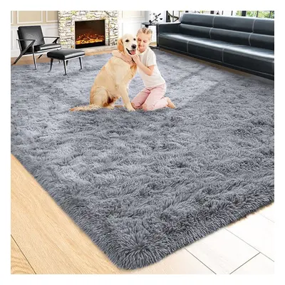 Non Slip Rugs Luxury Floor Area Living Room Carpet Large Shaggy Rug