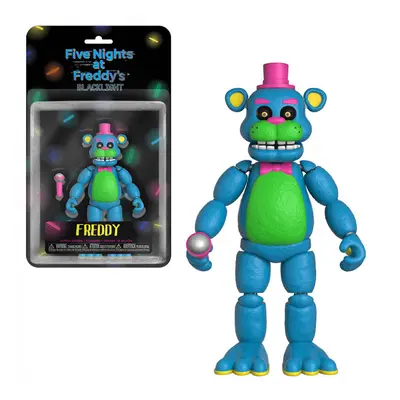 (Freddy?Fluorescent color?) Fluorescent FNAF Bear's Midnight Five Nights Joint Movable Action Fi