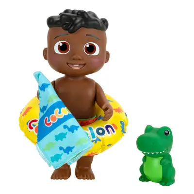 CoComelon - Splish Splash Cody Doll with Dino Bath Squirter and Water