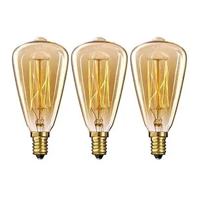 E14 Vintage Edison Light Bulb 40W Dimmable Screw Candle Bulb Decorative Retro Filament Light Bul