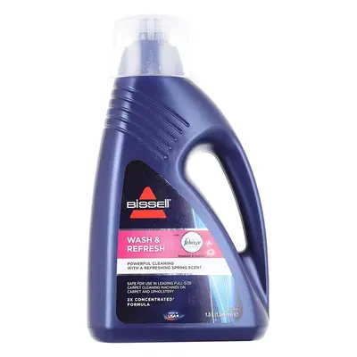 BISSELL Wash & Refresh Febreze Carpet Cleaner Shampoo Concentrated 2x formula Removes Stains & N