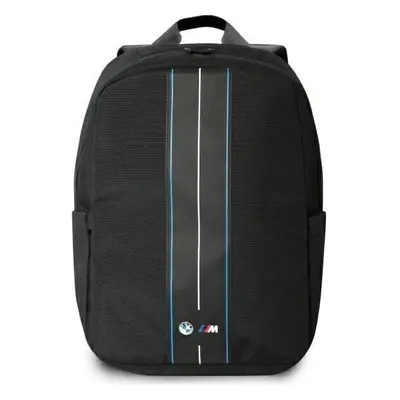 BMW Nylon Blue Stripe Backpack for 16" Laptop Black - BMBP15COMPVSKL