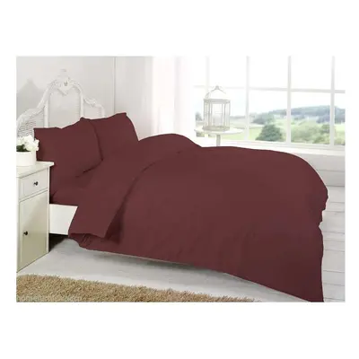 (Chocolate , Super King ) Egyptian Cotton Duvet Cover Set Thread