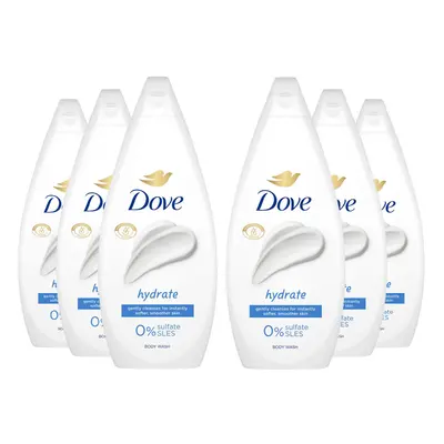 Dove Hydrate Body Wash 0% Sulfate SLES 720ml, 6pk