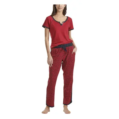 Tommy HilfigerWomensShort Sleeve and Pants Logo Lounge Bottom Pajama