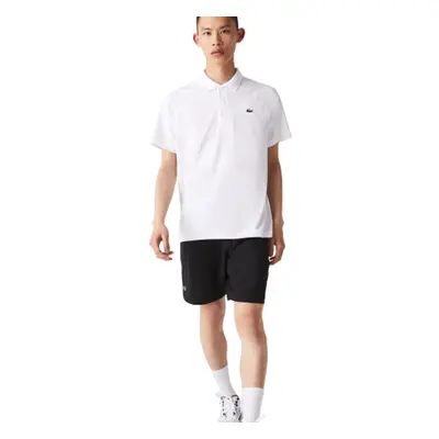 Lacoste Men's Sport Short Ultra Dry-Raglan Sleeve Polo White Small