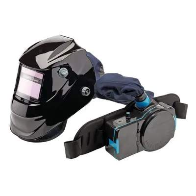 Draper Expert Air-Fed PAPR Auto-Darkening Welding Helmet, Black