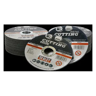 Cutting Disc Pack of Ø115 x 1.6mm Ø22mm Bore