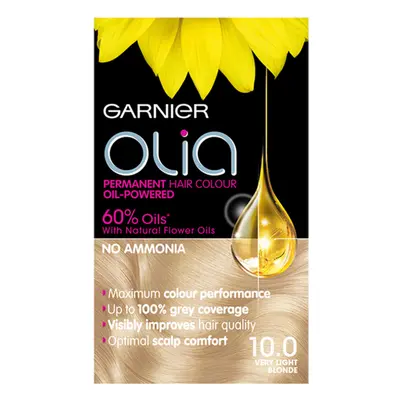 L'Oreal Garnier Olia 10.0 Very Light Blonde Permanent Hair Dye Kit