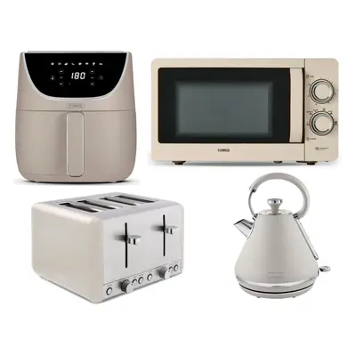 Tower Cavaletto Latte Kettle Toaster 20L Microwave & 6L Air Fryer Set