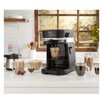 Breville All-in-One Coffee House, Espresso, Filter and Pods Coffee Machine with Milk Frother, Do