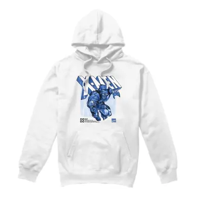 (XXL, White) Marvel Mens X-Men Beast Hoodie