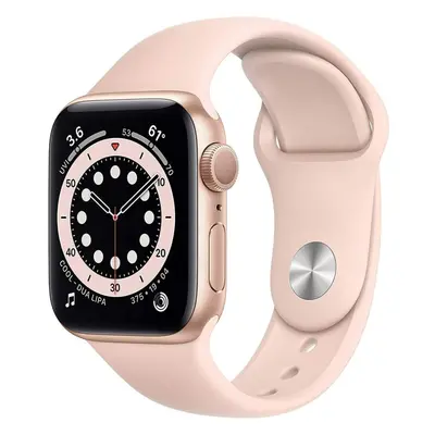 Apple Watch Series (GPS + Cellular 40mm) - Gold Aluminum Case with Pink Sand Sport Band (Renewed