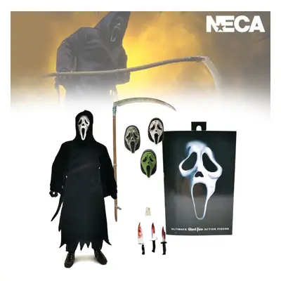 Neca Premium Scream Ghostface Ghost Face Ultimate 7in Action Figure Model Toys