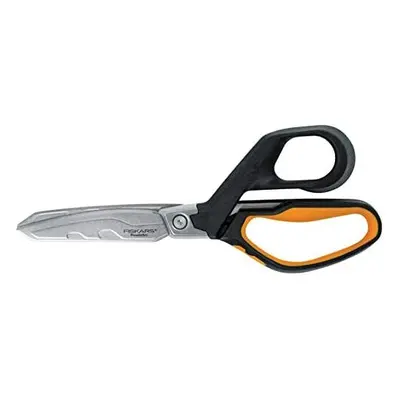 Fiskars PowerArc Heavy-Duty Scissors, Up to 30% More Power, Length 21cm, Durable Stainless Steel