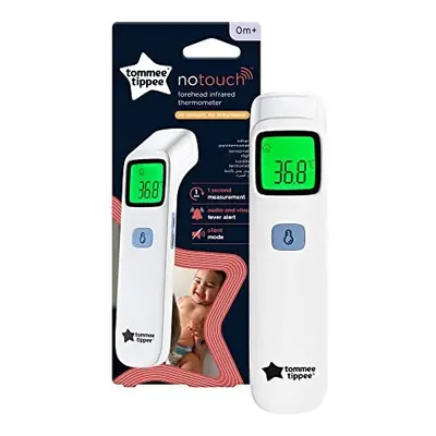 Tommee Tippee NoTouch Infrared Forehead Digital Thermometer, Essentials for Newborn Baby, Second