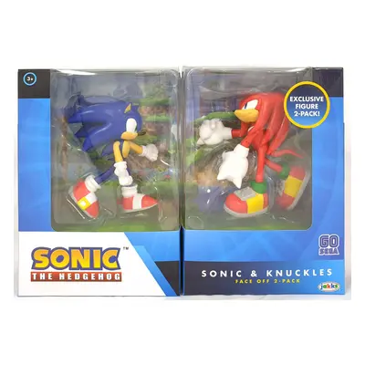 SONIC THE HEDGEHOG 4" SONIC AND KNUCKLES FACE OFF PACK EXCLUSIVE FIGURE SET