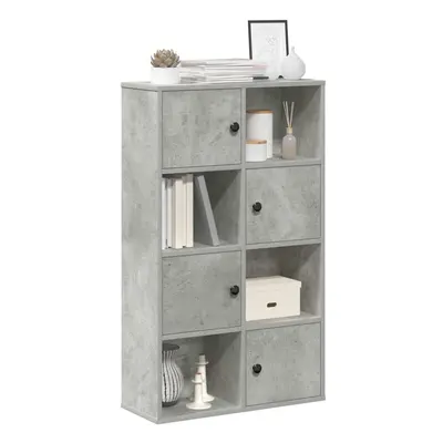 vidaXL Bookcase Concrete Grey 60x24x101.5 cm Engineered Wood bookshelf