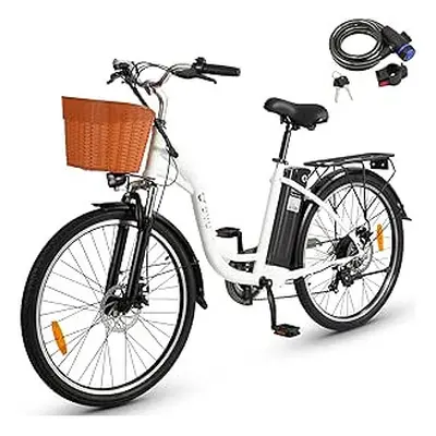 DYU C6 Electric Bike - Wheels, 500W Motor, 48V Battery