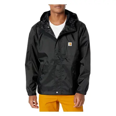 Carhartt Men's Loose Fit Midweight Rain Jacket Black 4X-Large