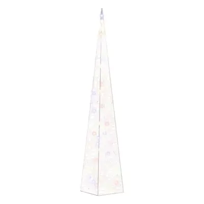 vidaXL Acrylic Decorative LED Light Cone Multicolour Holiday Ornament