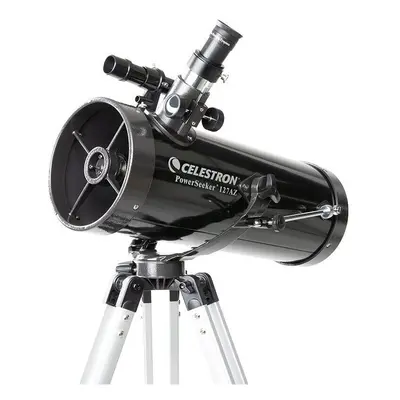 Celestron PowerSeeker 127AZ Telescope with Phone Adapter & Moon Filter