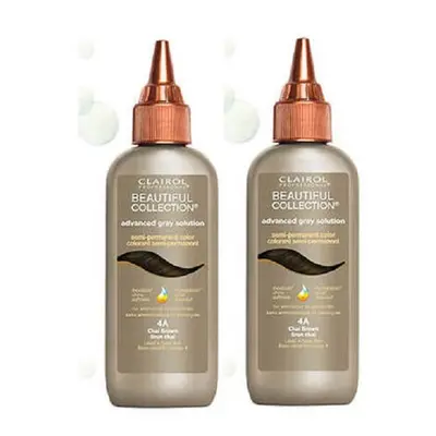 (2 Pks Discount) Clairol Beautiful Collection 4A Chai Brown