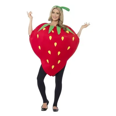 Adult's Strawberry Costume - costume strawberry adult funny fruit fancy dress food party outfit 