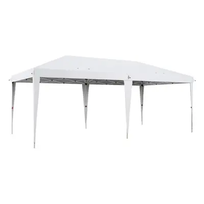 Outsunny x 3(m) Pop Up Gazebo Patio Party Event Heavy Duty Canopy White