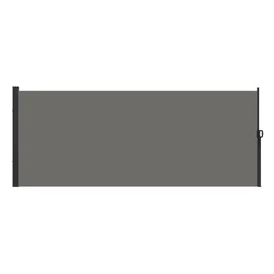 Outsunny Side Awning Retractable, Privacy Screen, 400x180cm, Dark Grey