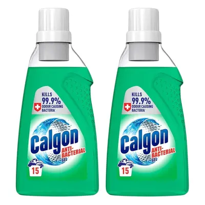 Calgon Limescale Anti-Bacterial Gel Washing Machine Softener 750ml x pack