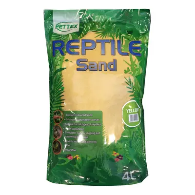 Pettex Reptile Coloured Calci Sand, Litre, Yellow