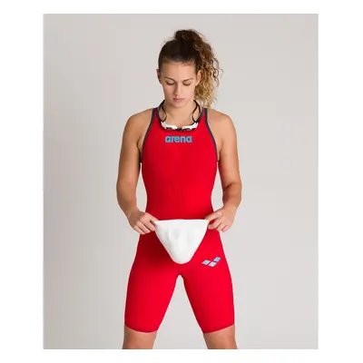 Arena Womens Swimming Kneesuit Powerskin Open Back Carbon AirÂ² Race Swimwear Red