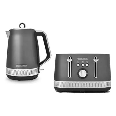 Morphy Richards Illumination Titanium Kettle & Slice Toaster in Grey