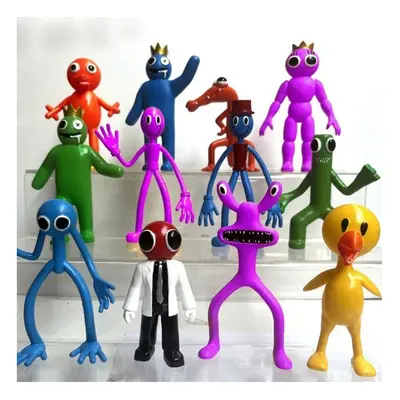 12 Pcs set Roblox Rainbow Friends Figures Model Dolls Anime Figure