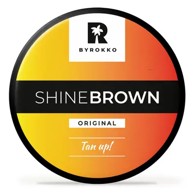 BYROKKO Shine Brown Sunbed Tanning Accelerator (210 ml) Sunbed Cream Effective in Sunbeds & Outd