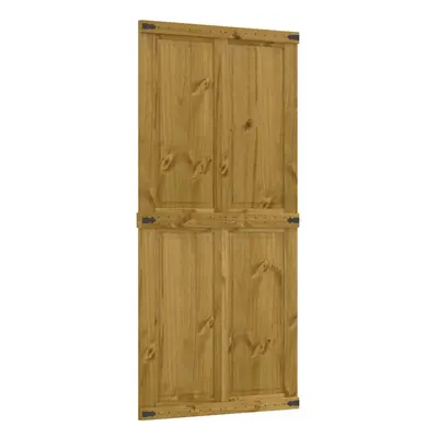 (100 x cm) vidaXL Barn Door Hanging Sliding Door Bedroom Barn Door CORONA Solid Wood Pine