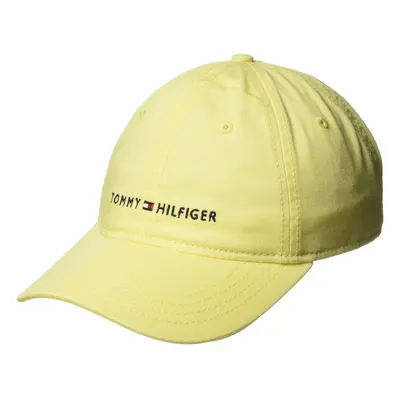 Tommy Hilfiger Men's Cotton Logo Adjustable Baseball Cap Limelight O