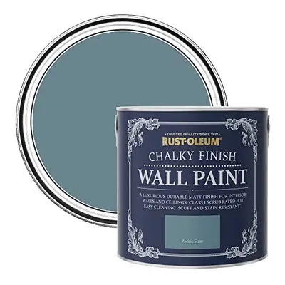 Blue Matt Emulsion Wall Paint - Pacific State 2.5L