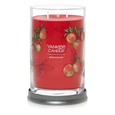 Yankee Candle Macintosh Scented Signature 20oz Large Tumbler 2Wick Candle Over Hours of Burn Tim