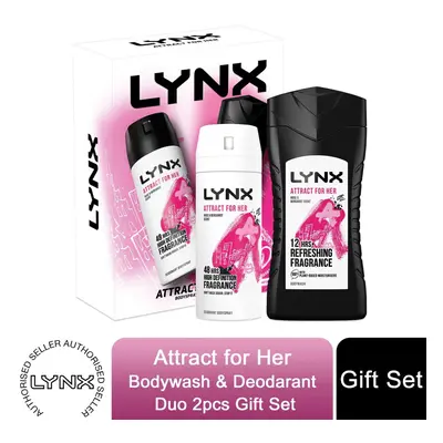 (Buy 1) Lynx Attract for Her Duo Gift Set For Her