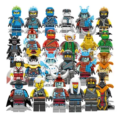 24 Pcs Ninjago Building Blocks Lego Minifigures Suits Toy Kids Assembling Learning Toys Birthday