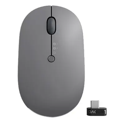 Lenovo Go Wireless Multi Device mouse Office Ambidextrous RF Wireless + Bluetooth + USB Type-A O