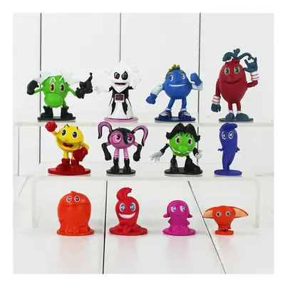 12 PCS Pac-Man and the Ghostly Adventures Figure with PacMan Kid Toys Gift