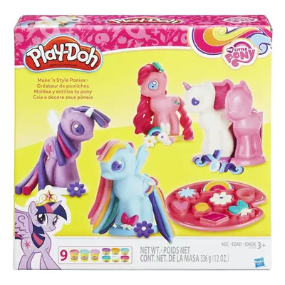 Play-Doh My Little Pony Make 'n Style Ponies, Great for Easter Basket Stuffers, Toys, and Gifts 